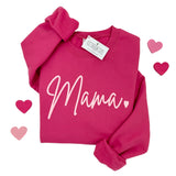 PUFF PINK ON PINK MAMA SWEATSHIRT
