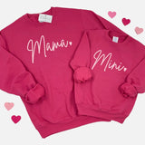PUFF PINK ON PINK MAMA SWEATSHIRT