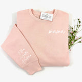 MAMA CUSTOM SLEEVE SWEATER - ROSE
