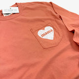 MAMA LONG SLEEVE POCKET - TERRACOTTA