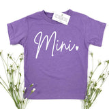 MINI HEART PURPLE TEE