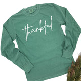 THANKFUL LONG SLEEVE - GREEN