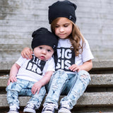 BIG SIS BOX SHIRT • BLACK AND WHITE