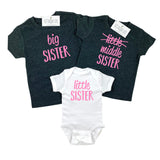 BIG AND MIDDLE SISTER - SET OF 2 SHIRTS