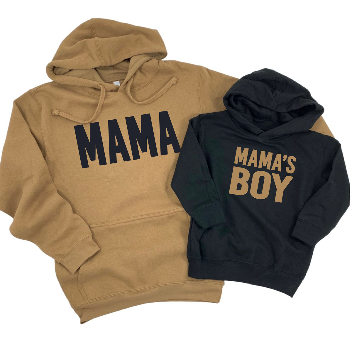 Mama and 2025 little man hoodies