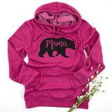 MAMA BEAR WOMENS HOODIE SWEATSHIRT - Ice Cream Life