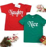 NAUGHTY OR NICE - KID SHIRT