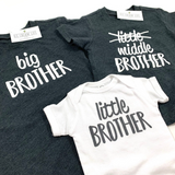 BIG AND MIDDLE BROTHER - SET OF 2 SHIRTS