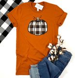 PLAID PUMPKIN AUTUMN ADULT SHIRT - Ice Cream Life