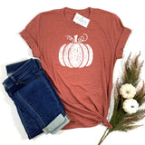 VINTAGE PUMPKIN CLAY TEE - ADULT