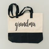 GRANDMA CANVAS TOTE BAG