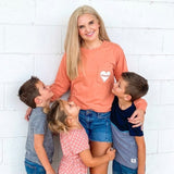 MAMA LONG SLEEVE POCKET - TERRACOTTA