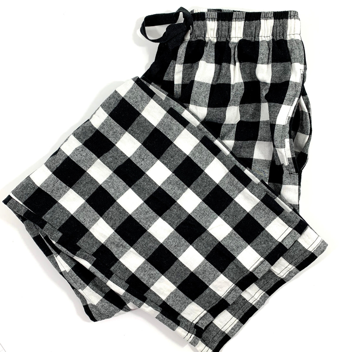 Pantaloni da pigiama flanella - Nero/bianco quadri - DONNA | H&M IT Pantaloni da pigiama flanella - Nero/bianco quadri - DONNA | H&M IT