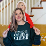 RUNNING ON CHRISTMAS CHEER ADULT SWEATSHIRT - Ice Cream Life