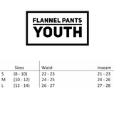 RED & BLACK BUFFALO PLAID FLANNEL PAJAMA PANTS - YOUTH AND ADULT - Ice Cream Life