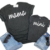 BLACK LEOPARD MAMA SHIRT