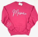 MAMA CUSTOM SLEEVE SWEATER - PINK