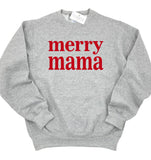 MERRY MAMA SWEATSHIRT - GRAY