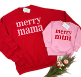 MERRY MAMA SWEATSHIRT - RED