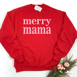 MERRY MAMA SWEATSHIRT - RED