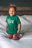 NAUGHTY OR NICE - KID SHIRT