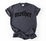 ROCKER MOTHER TEE - GRAPHITE