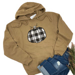 PLAID PUMPKIN ADULT HOODIE