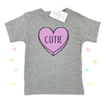 CUTIE CANDY HEART KIDS TEE