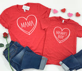 MAMA'S BOY CANDY HEART TEE