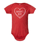 MAMA'S BOY CANDY HEART BODYSUIT