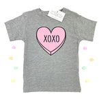 XOXO CANDY HEART KIDS TEE