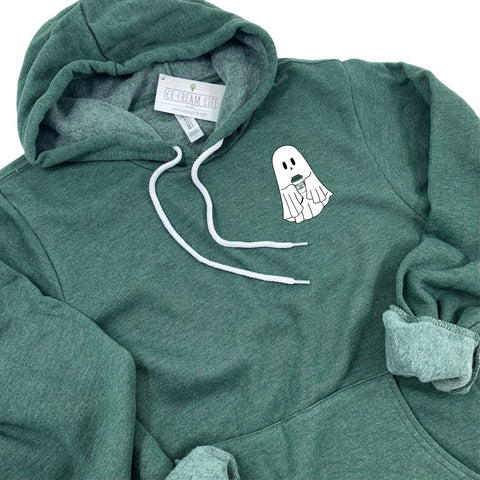 COFFEE GHOST ADULT HOODIE