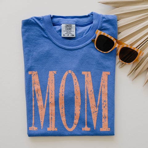 VINTAGE MOM MYSTIC BLUE TEE