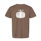 VINTAGE PUMPKIN TEE - ESPRESSO