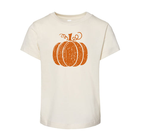 ORANGE VINTAGE PUMPKIN TEE - KID & ADULT SIZES