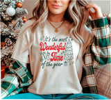 IT'S THE MOST WONDERFUL TIME - COMFORT COLORS TEE - ADULT