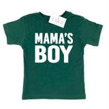 MAMA'S BOY FOREST GREEN TEE