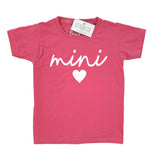 MINI HEART PINK KIDS TEE