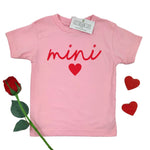 MINI HEART TEE - PINK