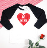 BE MINE - KIDS RAGLAN SHIRT - Ice Cream Life