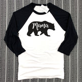 MAMA BEAR RAGLAN SHIRT