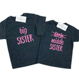 BIG AND MIDDLE SISTER - SET OF 2 SHIRTS