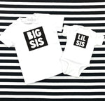 BIG SIS BOX SHIRT • BLACK AND WHITE
