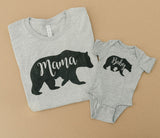 Mama Bear Baby Bear Matching Shirts