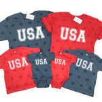 STAR USA KIDS TEE - NAVY