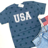 STAR USA KIDS TEE - NAVY