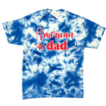 AMERICAN DAD BLUE TIE DYE SHIRT