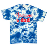 AMERICAN DAD BLUE TIE DYE SHIRT