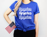 RETRO AMERICA ADULT SHIRT