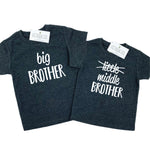 BIG AND MIDDLE BROTHER - SET OF 2 SHIRTS